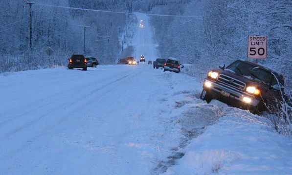 snow roads