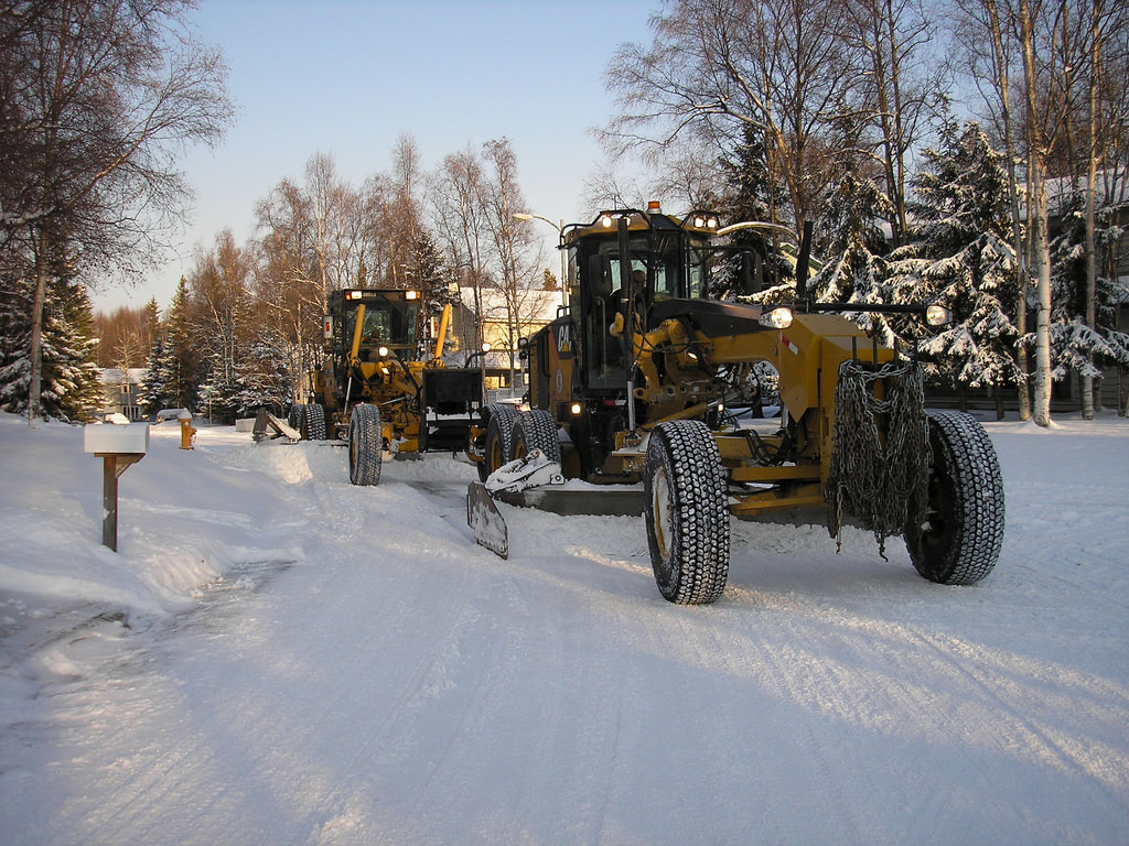 snowplowing