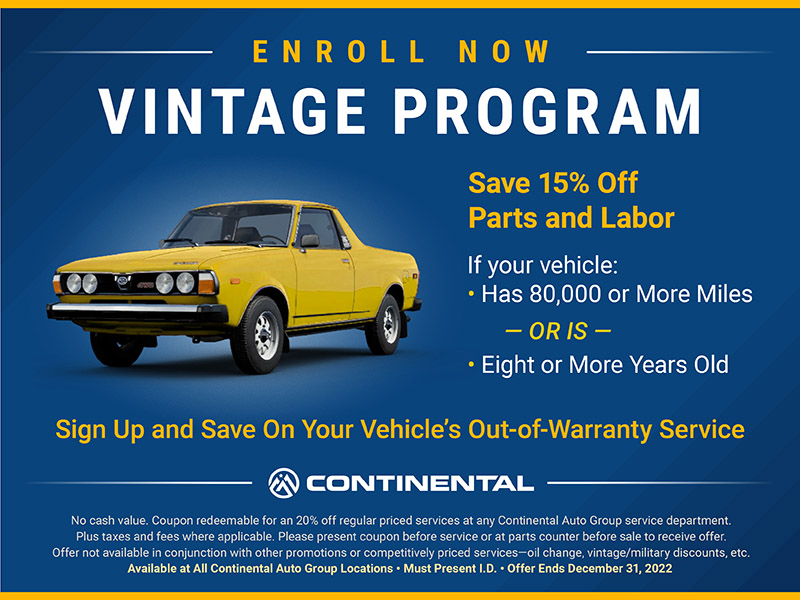 2022 Continental Vintage Program